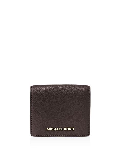 Michael Kors Bedford Carryall Card Case Wallet In Fuchsia